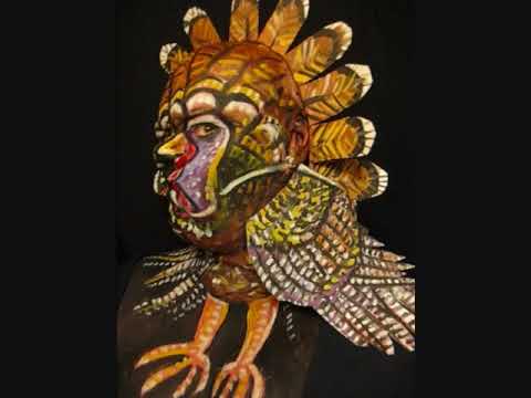 480x360 I'M A Turkey! James Kuhn. Face Paint In Motion. - Turkey Face Painting