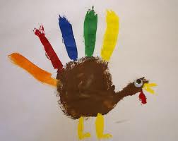 252x200 Leap! Thanksgiving Decorations That Kids Can Make! - Turkey Hand Painting