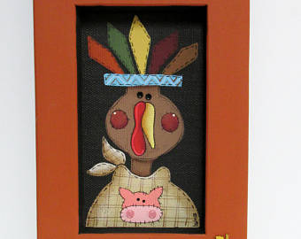 340x270 Tole Painted Turkey Etsy - Turkey Hand Painting