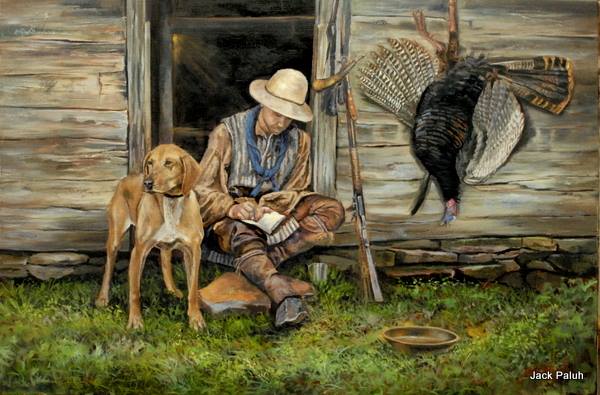 600x395 American Wild Turkey Hunting Dog Association - Turkey Hunting Painting
