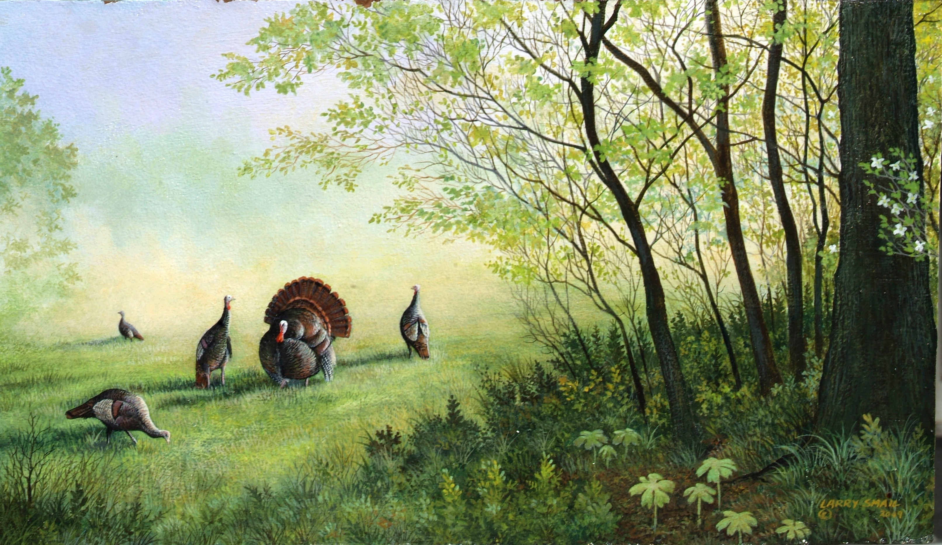 Turkey Hunting Painting at Explore collection of