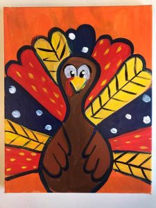 225x300 Kids Art Turkey Time! - Turkey Painting For Kids
