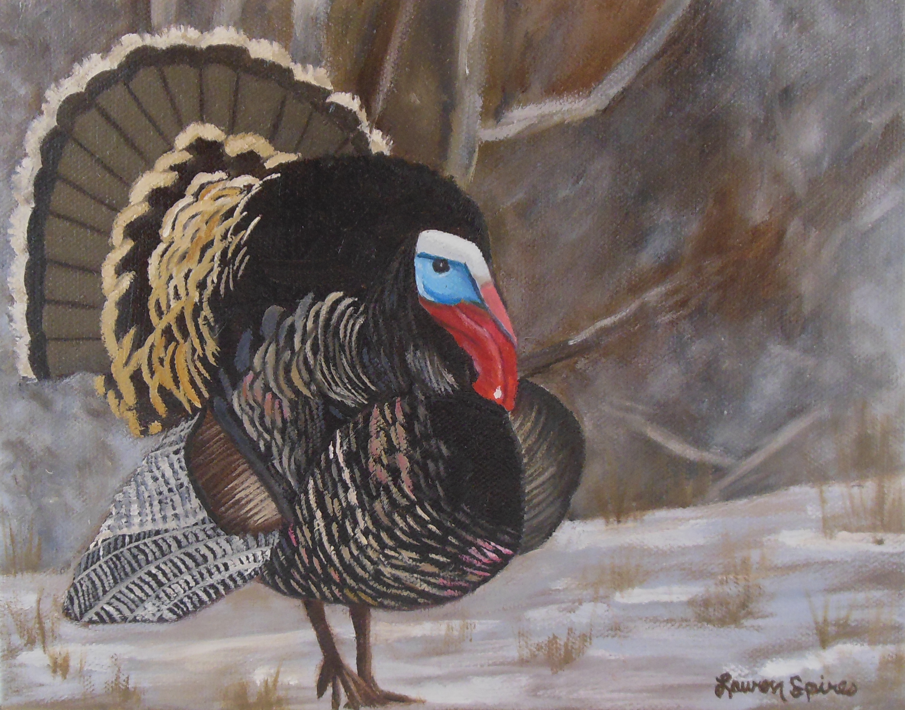 2897x2273 Turkey Painting Lauren Spires Fine Art - Turkish Oil Painting