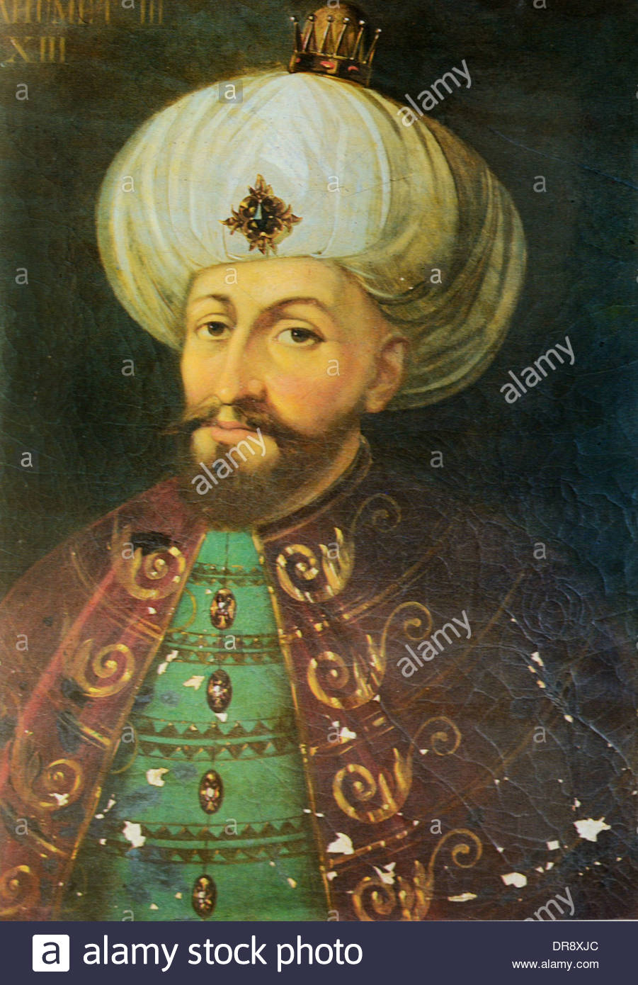 901x1390 Turkish Ottoman Sultan Mehmed Iii (1566 1603) Portrait Painting - Turkish Painting