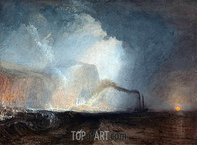 400x295 Staffa, Fingal's Cave J. M. W. Turner Painting Reproduction - Turner Painting