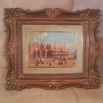 354x354 Vintage Turner Wall Accessoryframed From Bloomingcacti On Etsy - Turner Wall Accessory Painting