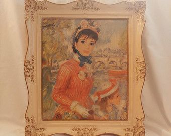 340x270 1960s Turner Wall Accessories John Strevens Framed Painting - Turner Wall Accessory Painting