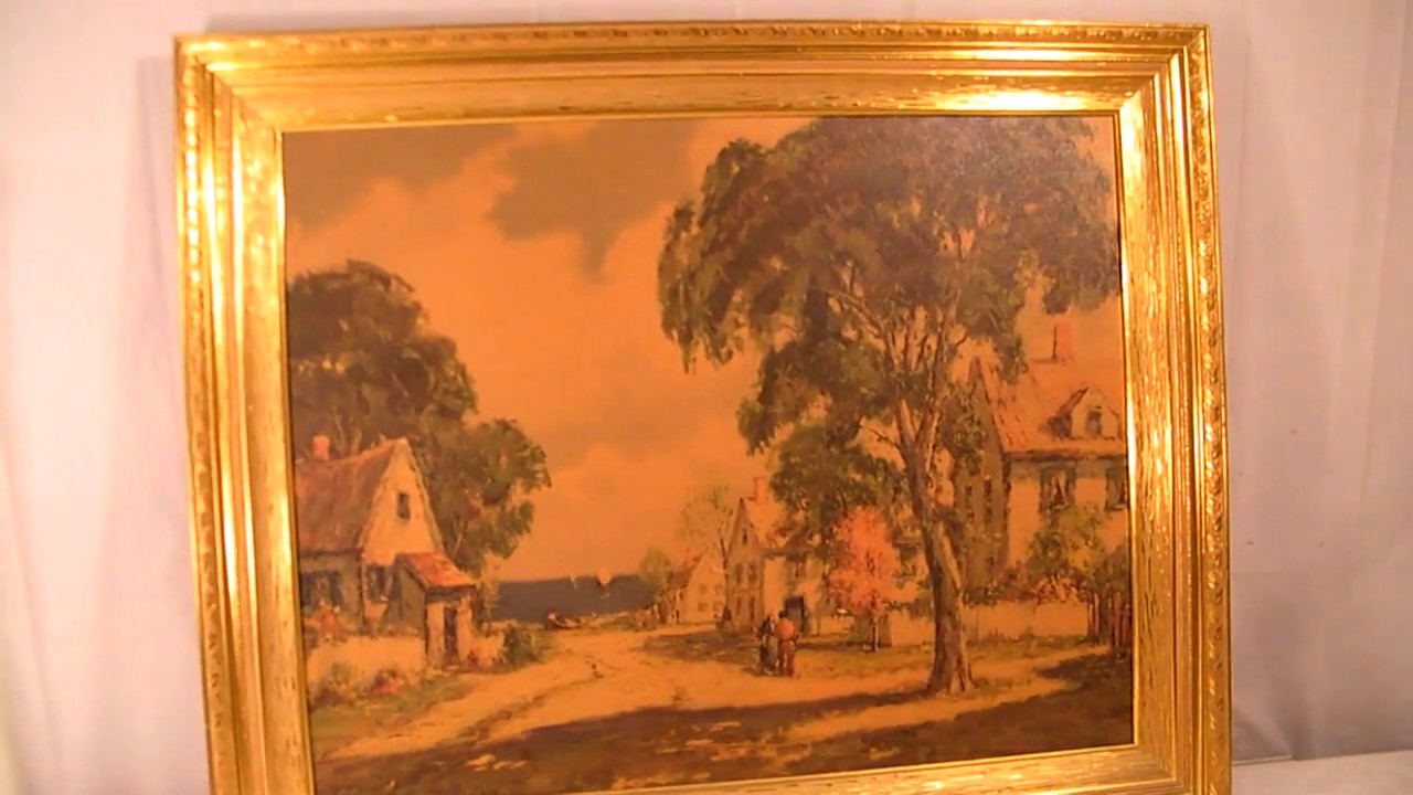 1280x720 Italian Villa Painting By Turner Wall Accessory - Turner Wall Accessory Painting