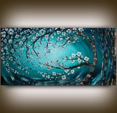 236x228 30 More Canvas Painting Ideas Canvases, Paintings And 30th - Turquoise Flower Painting