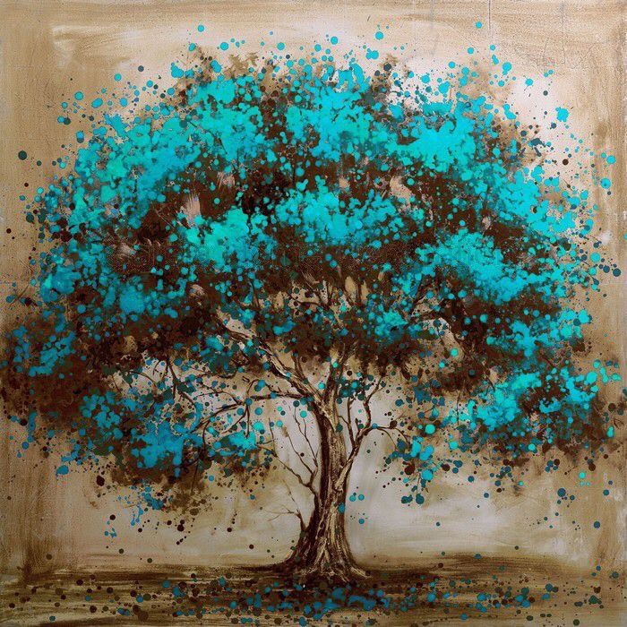 700x700 Maravillas Things - Turquoise Painting