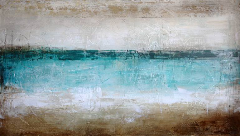 770x439 Saatchi Art Seascape Turquoise - Turquoise Painting