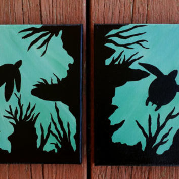 354x354 Best Sea Turtle Painting Products On Wanelo - Turtle Canvas Painting