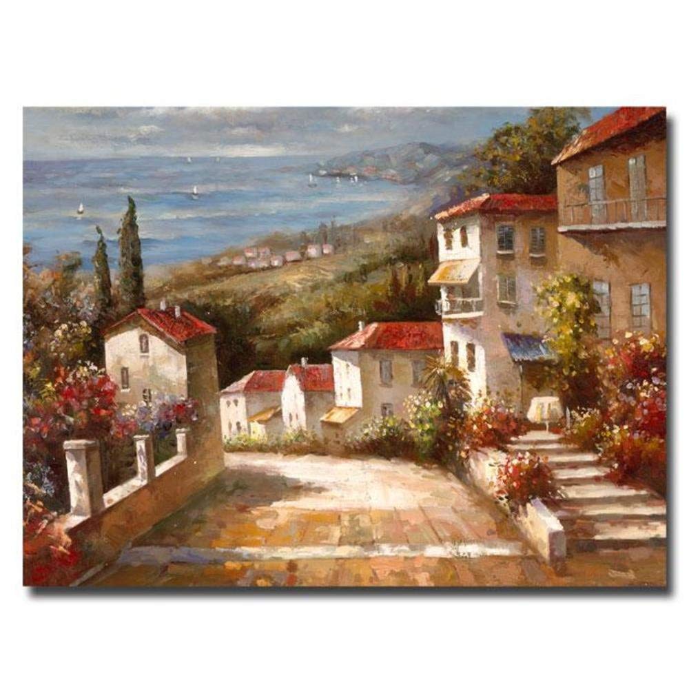 1000x1000 Trademark Art Home In Tuscany Canvas Art By Joval - Tuscan Oil Painting Canvas