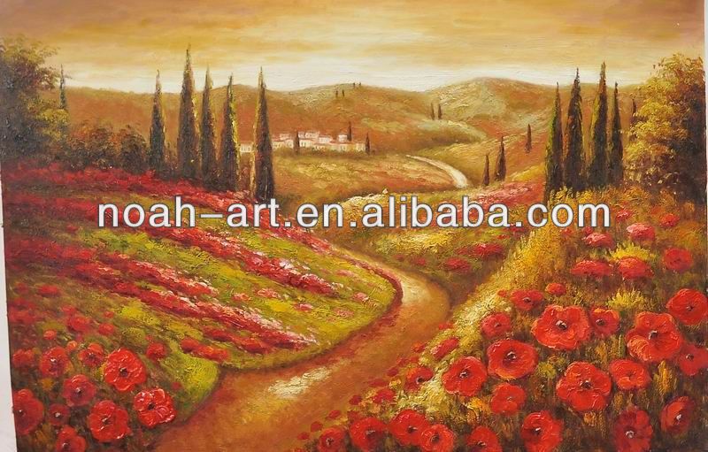 800x511 Handmade Tuscany Italian Landscape Oil Painting Canvas - Tuscan Oil Painting Canvas