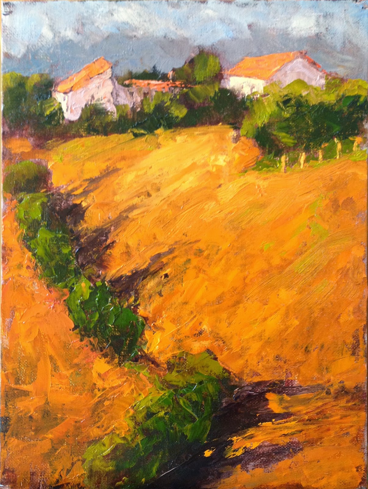 1207x1600 Zdenka's Art Tuscan Landscape - Tuscan Oil Painting Canvas