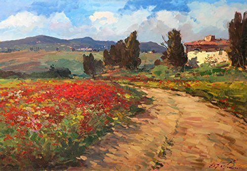 500x346 Italy Tuscan Country Art Prints On Canvas And Paper - Tuscan Oil Painting Canvas