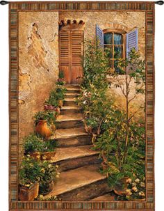 236x303 Mural Painting - Tuscan Style Painting