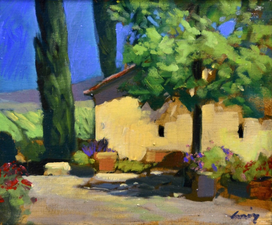 1088x900 Philip Craig - Tuscan Villa Painting
