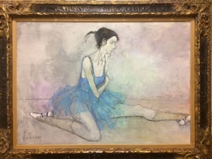 300x225 Jean Jansem - Tutu Painting
