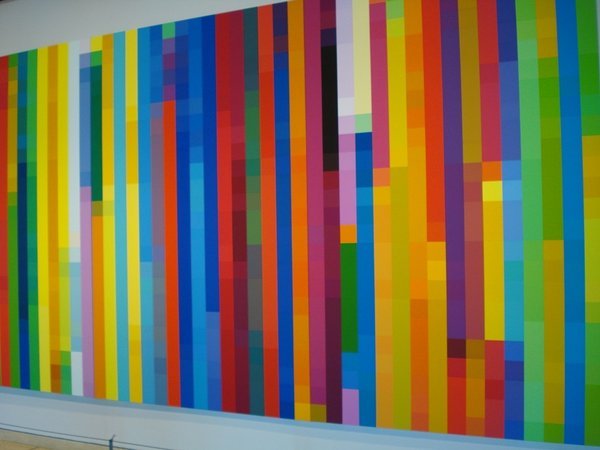 600x450 This Painting Reminds Me Of That Screen You'D See On Tv When - Tv Painting