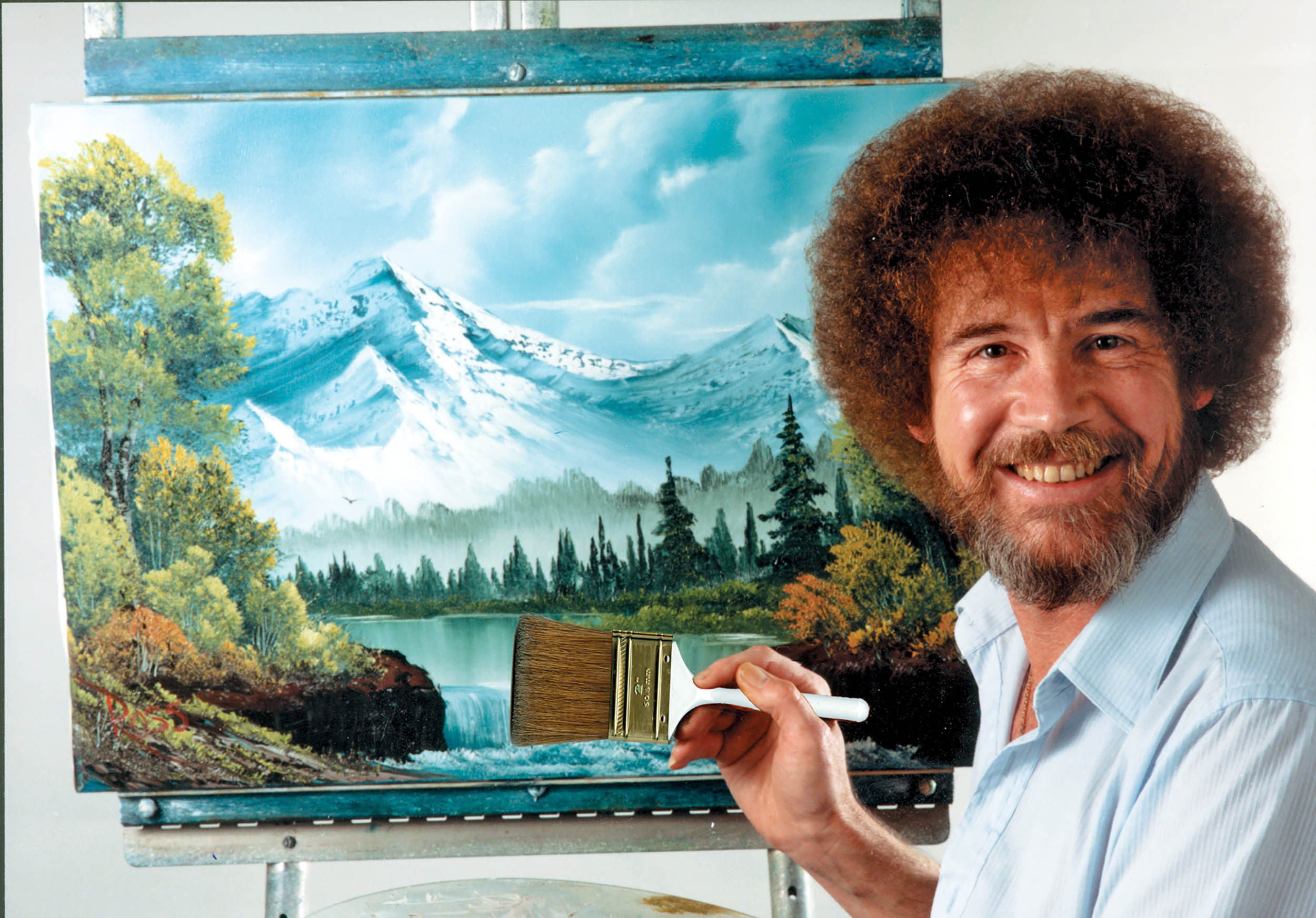 2500x1745 Did Bob Ross Smoke Weed - Tv Show Painting