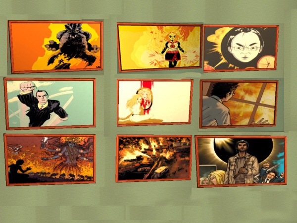 600x450 Mod The Sims - Tv Show Painting