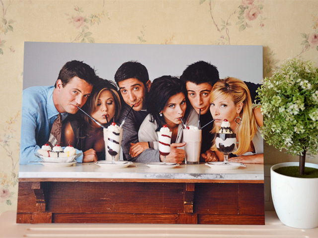 640x480 New Quality Friends Tv Show Old Friends Frameless Painting - Tv Show Painting