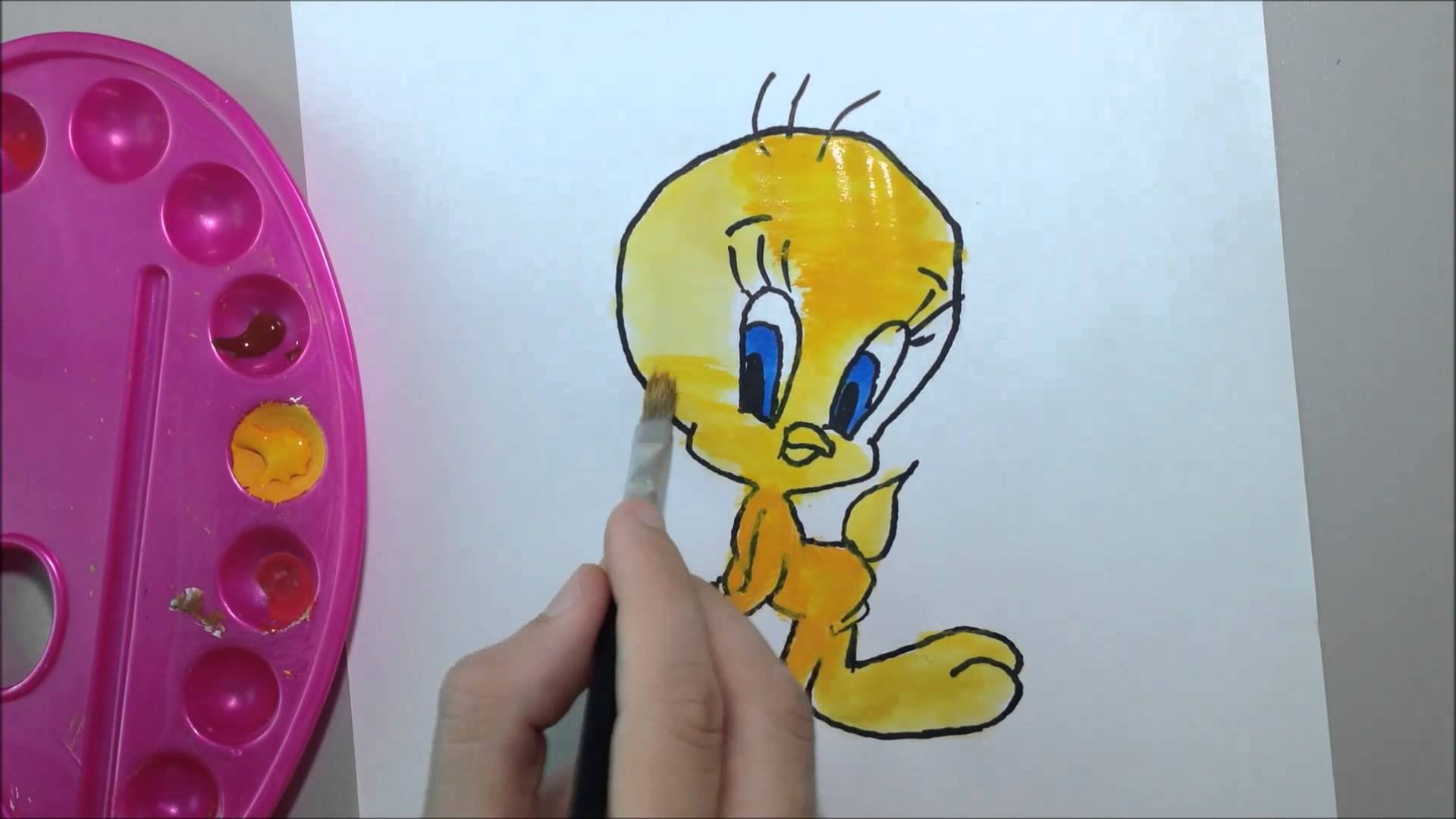 1920x1080 Speed Paint Tweety Bird - Tweety Painting