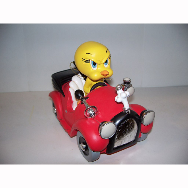 600x600 Angry Tweety Bird Driving Car Tweety Bird Angry Driving A Car - Tweety Painting