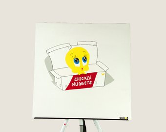 340x270 Tweety Painting Etsy - Tweety Painting