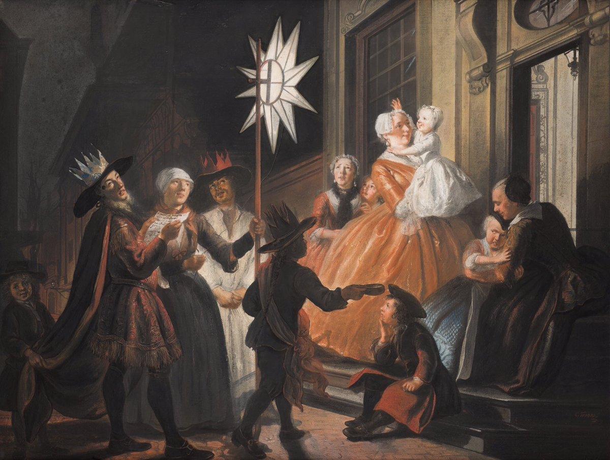 1200x905 Mauritshuis On Twitter It's Three Kings' Day! Cornelis Troost - Twelfth Night Painting