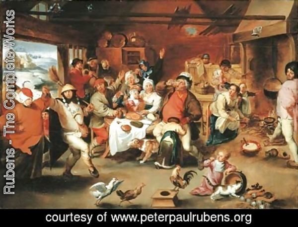 600x457 Rubens - Twelfth Night Painting