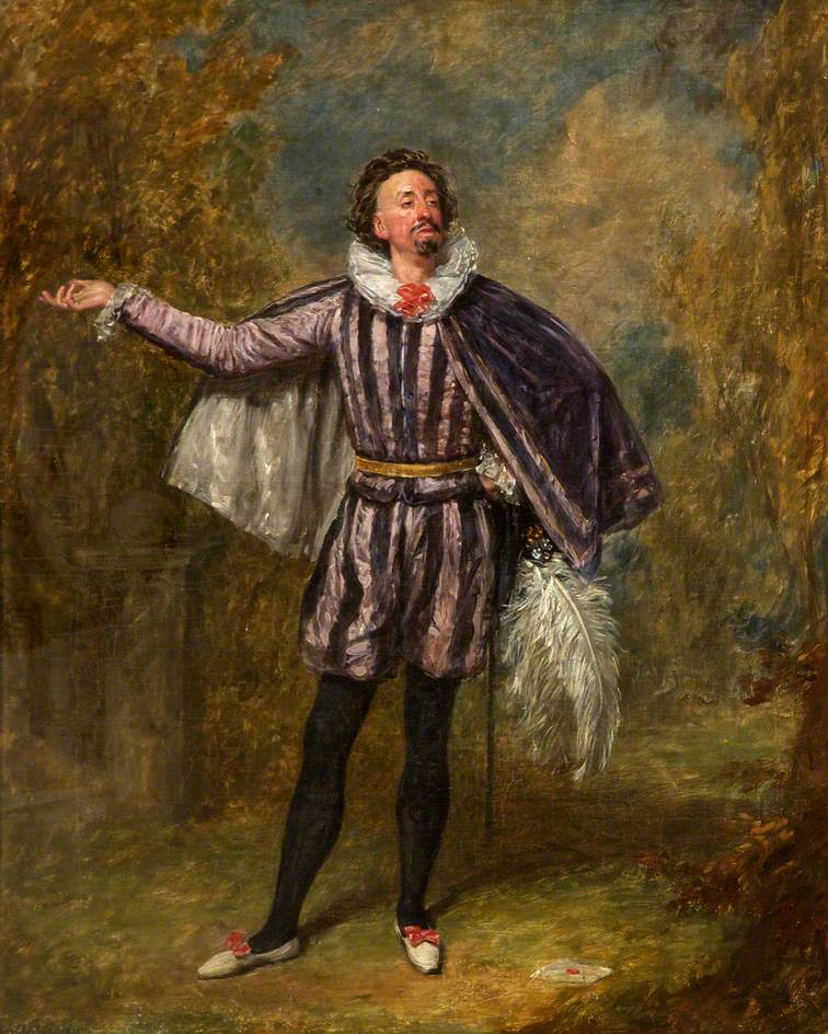 756x944 William Pleater Davidge As Malvolio - Twelfth Night Painting
