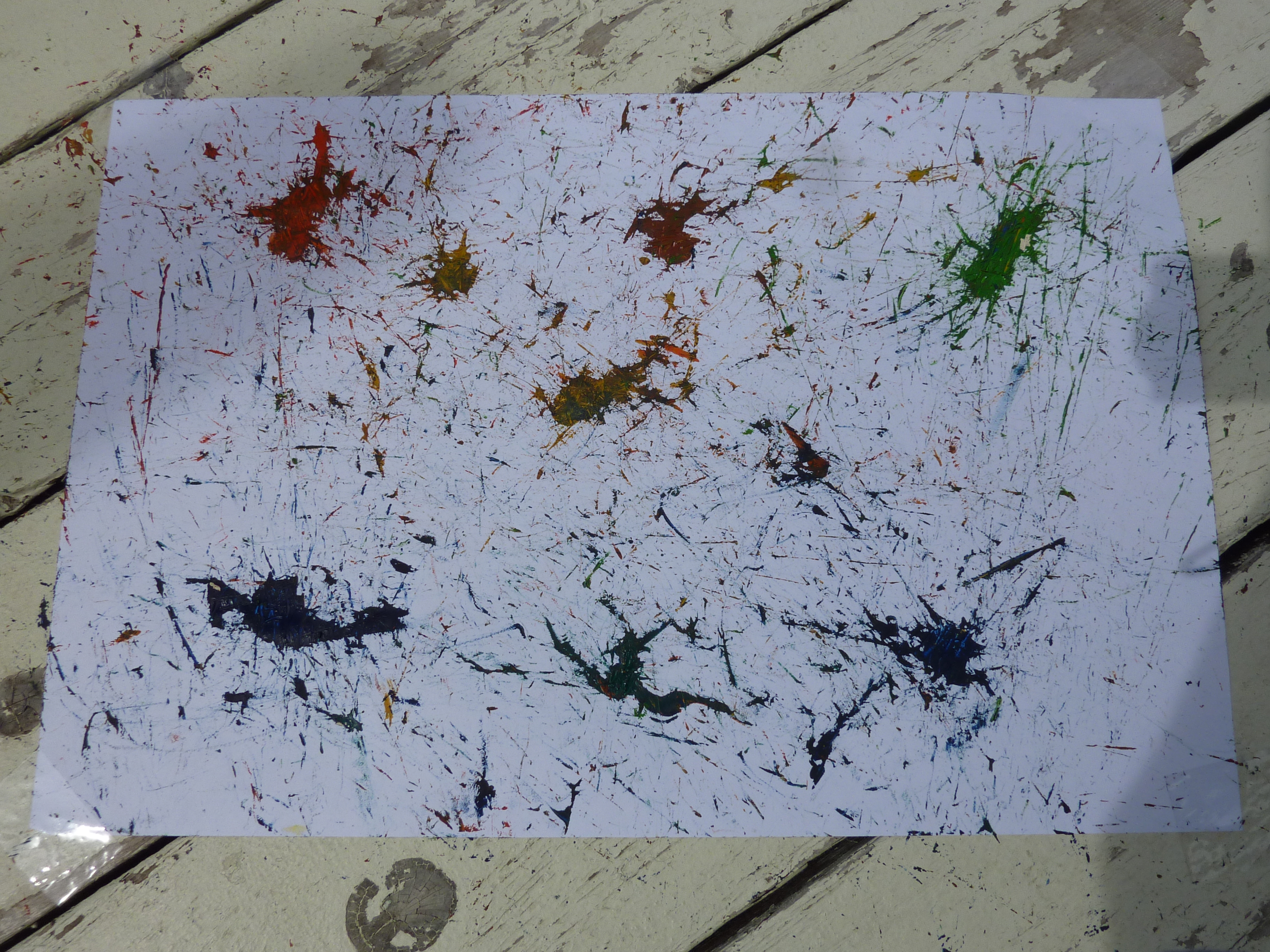 3648x2736 Twig Painting Muslim Learning Garden - Twig Painting