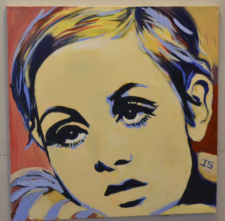 770x754 Saatchi Art Twiggy Painting By Jason Smith Artist - Twiggy Painting