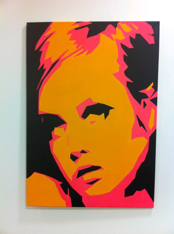 598x800 Twiggy - Twiggy Painting