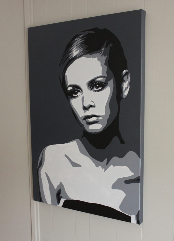 720x1000 Blue Lamb Furnishings Painting On Canvas - Twiggy Painting