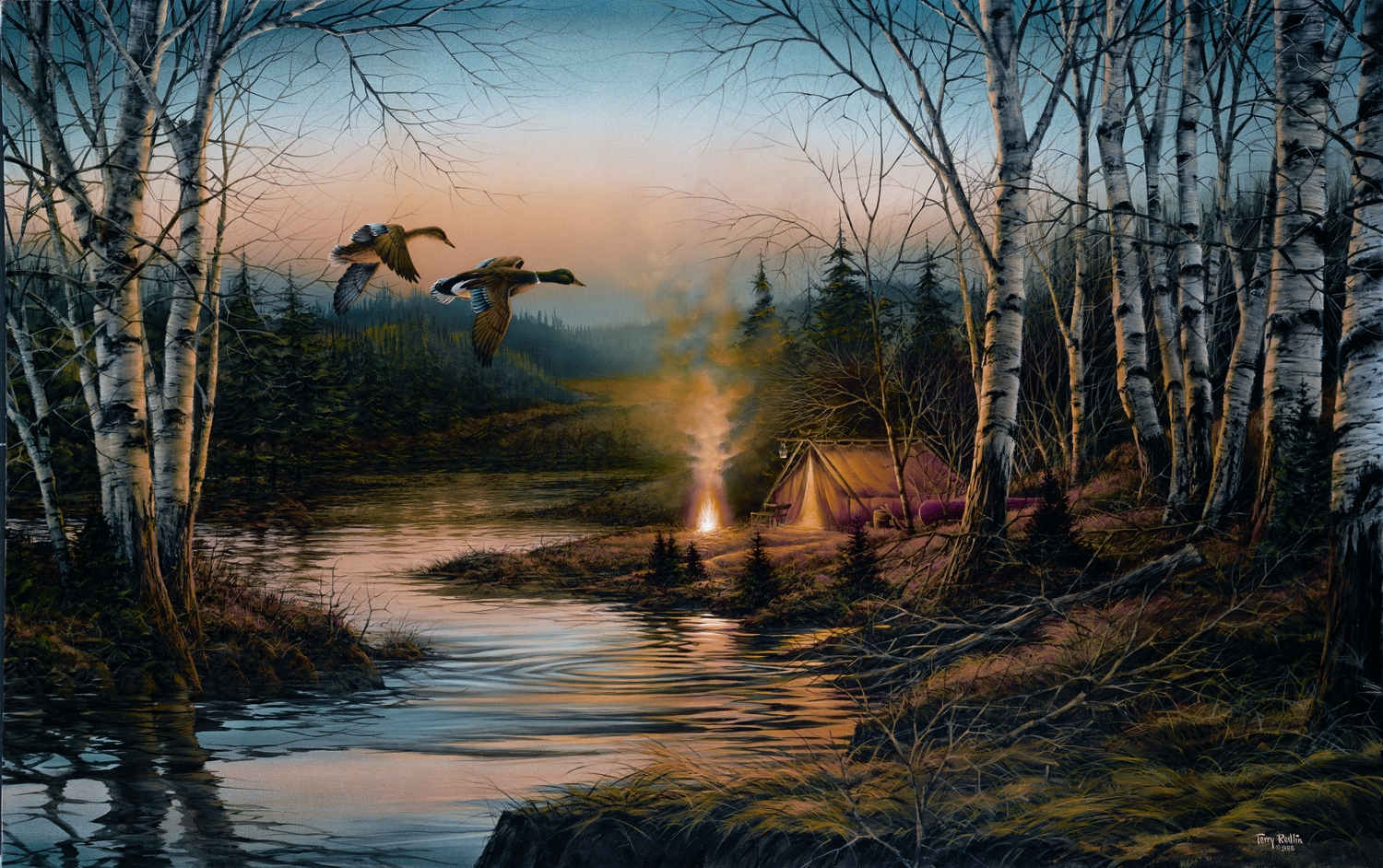 1500x942 Twilight Glow Redlin Art Center - Twilight Glow Painting