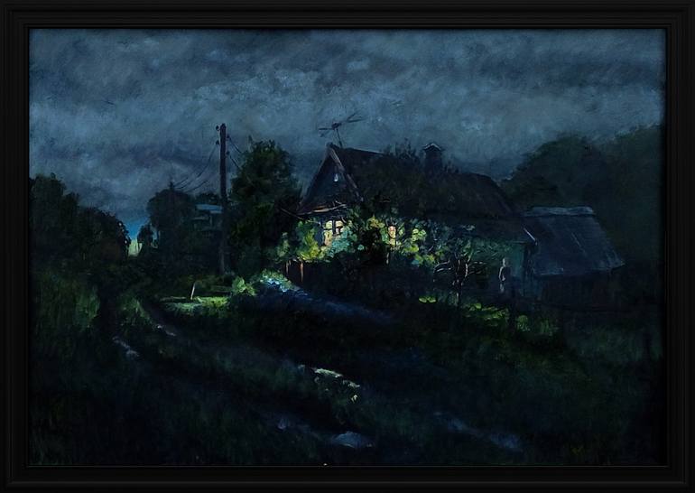 770x546 Saatchi Art Twilight Painting By Mihael Soluyanov - Twilight Painting