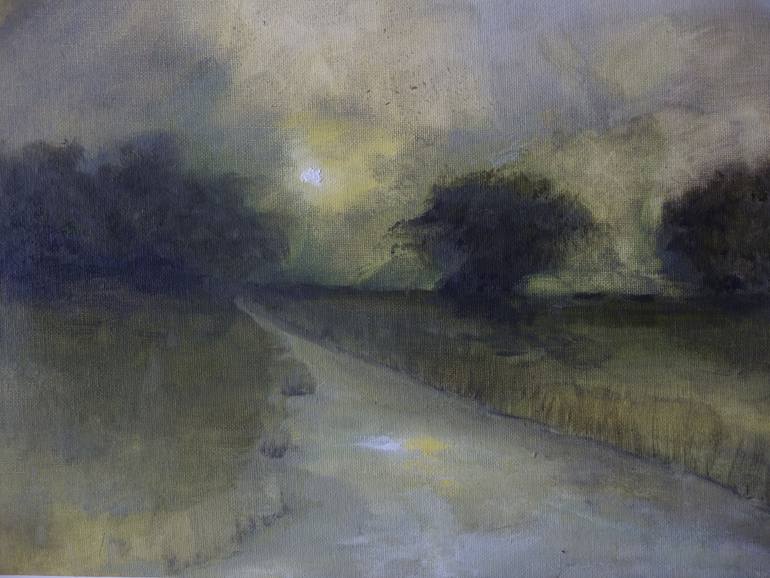 770x578 Saatchi Art Twilight Painting By Oded Berghaus - Twilight Painting