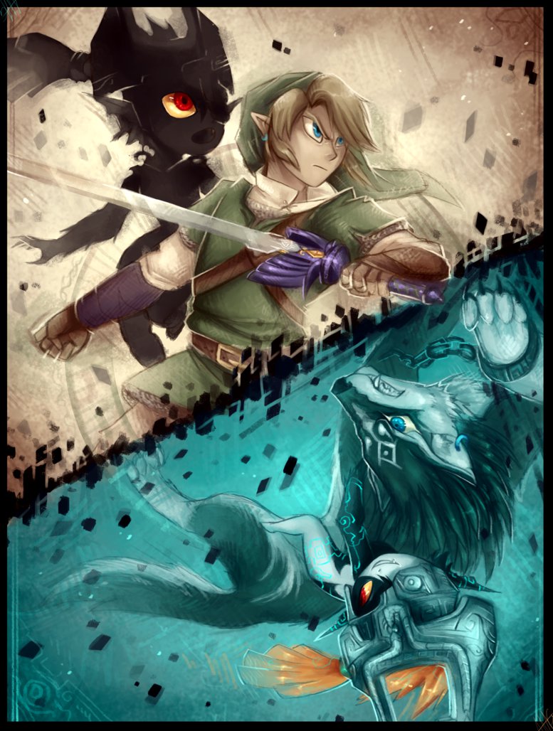 777x1028 Crossing Twilight - Twilight Princess Painting