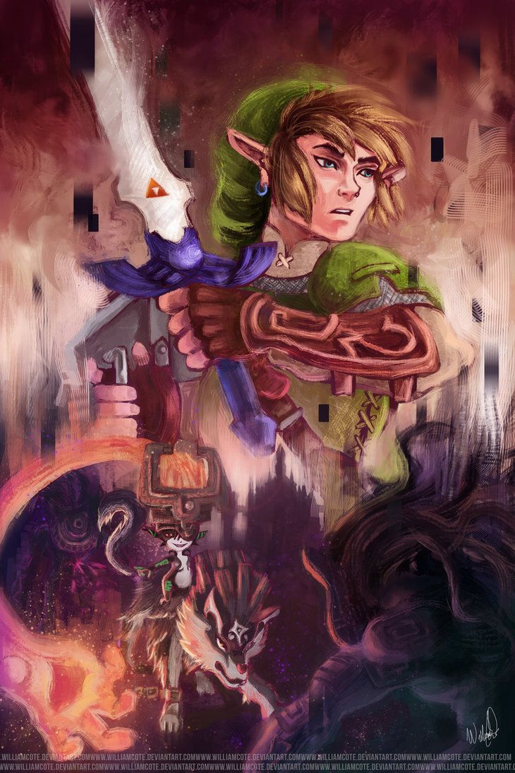 730x1095 Recover The Light By Williamcote The Legend Of Zelda Twilight - Twilight Princess Painting