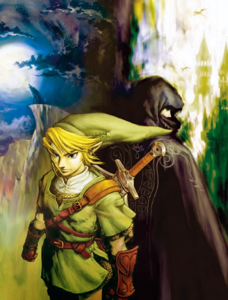 455x600 The Legend Of Zelda Twilight Princess Hd Concept Art - Twilight Princess Painting
