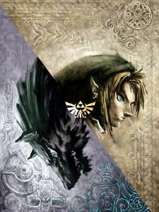 225x300 Legend Of Zelda Twilight Princess Game Art Gigantic Print Poster - Twilight Princess Painting