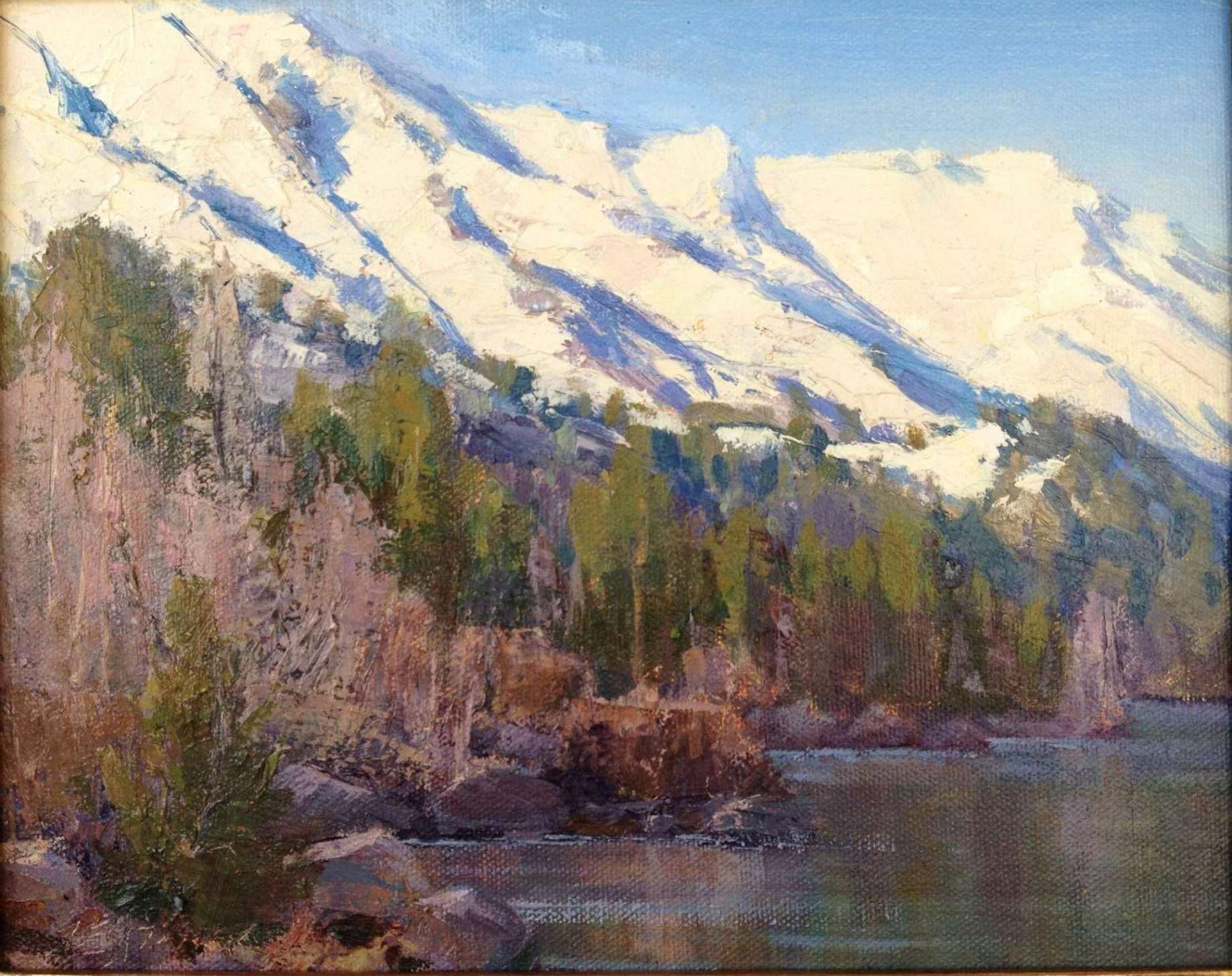 1851x1467 Jean Legassick April - Twin Lakes Painting