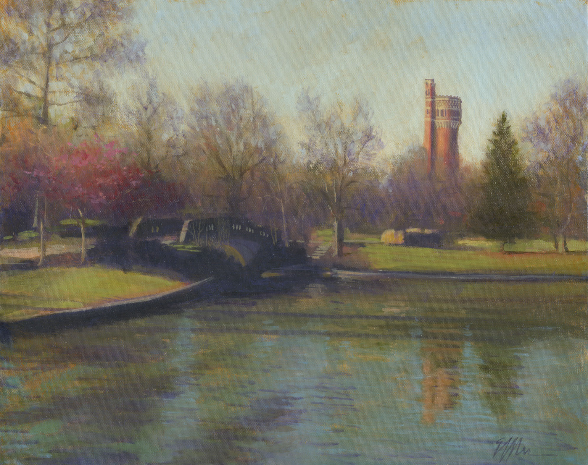 1987x1573 Jim Effler Fine Art Landscape - Twin Lakes Painting