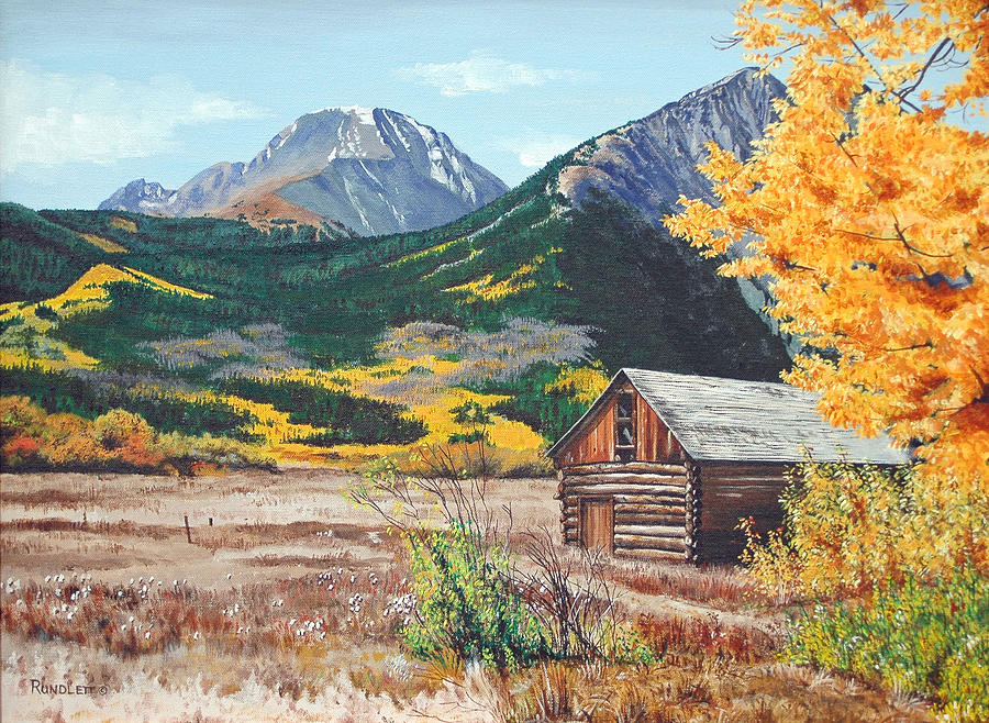 900x658 Twin Lakes Colorado Painting By Dennis Rundlett - Twin Lakes Painting