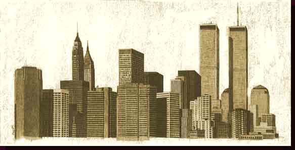 583x298 Twin City Painting The Twin Towers Igams.co - Twin Towers Painting