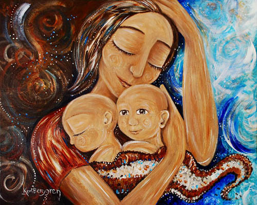 500x399 The Truth About Raising Twins! - Twins Painting