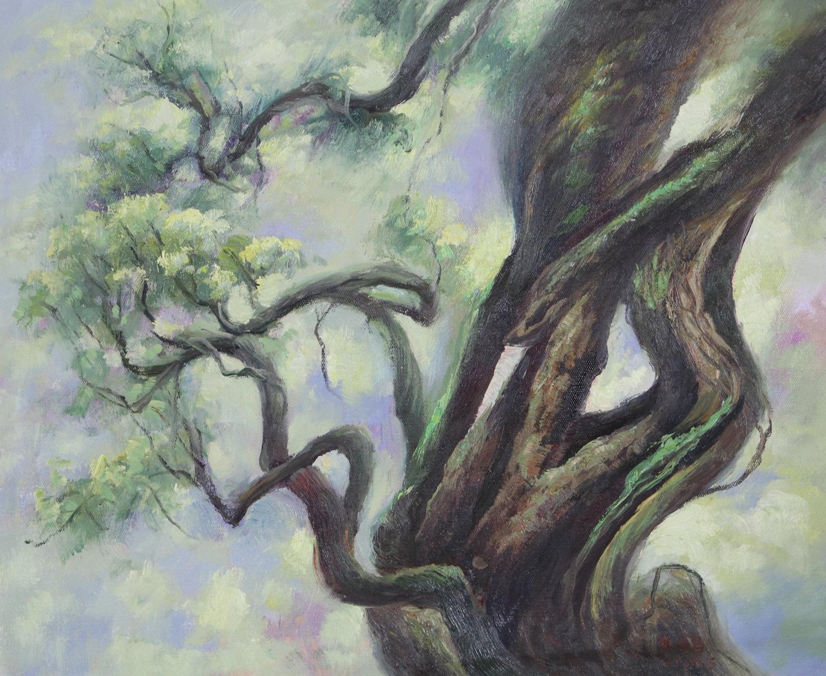 1200x982 Artbean (@artbeaninc) Twitter - Twisted Tree Painting